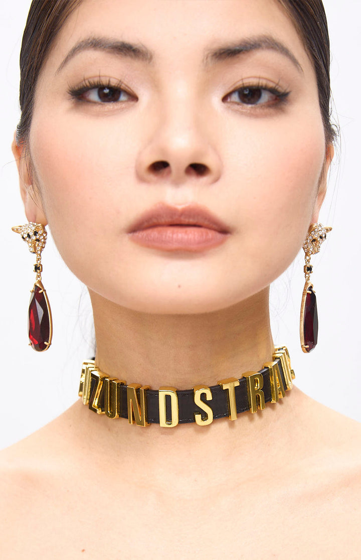 Jita Leopard Head Shape Diamond Vintage Earrings.