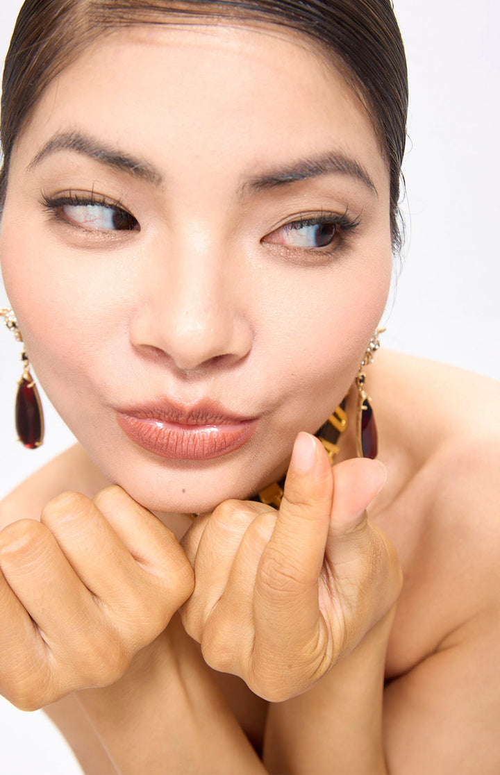 Jita Leopard Head Shape Diamond Vintage Earrings.
